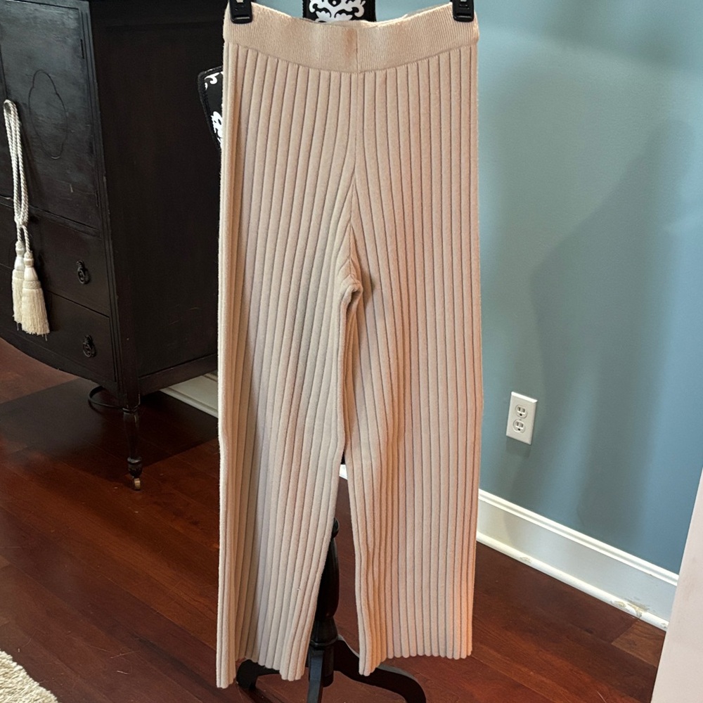 Sincerely Jules Cream Wide Leg Pants
